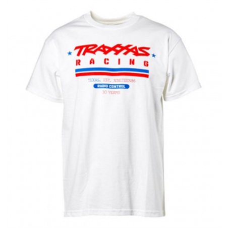T-shirt Vit Traxxas Racing Heritage M