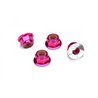 Låsmutter Fläns M4 Alu Rosa (4)
