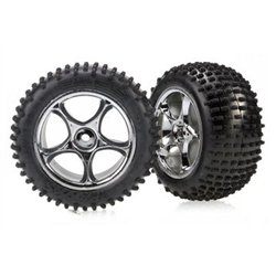 Tires & Wheels Alias Soft/Tracer Chrome 2.2" Rear (2)