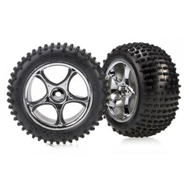 Tires & Wheels Alias Soft/Tracer Chrome 2.2" Rear (2)