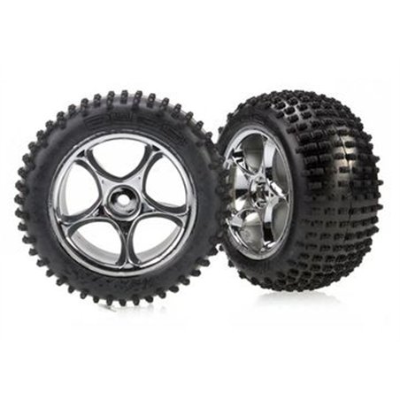 Tires & Wheels Alias Soft/Tracer Chrome 2.2" Rear (2)