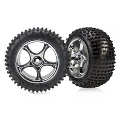 Tires & Wheels Alias Soft/Tracer Chrome 2.2" Rear (2)