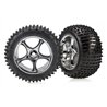 Tires & Wheels Alias Soft/Tracer Chrome 2.2" Rear (2)