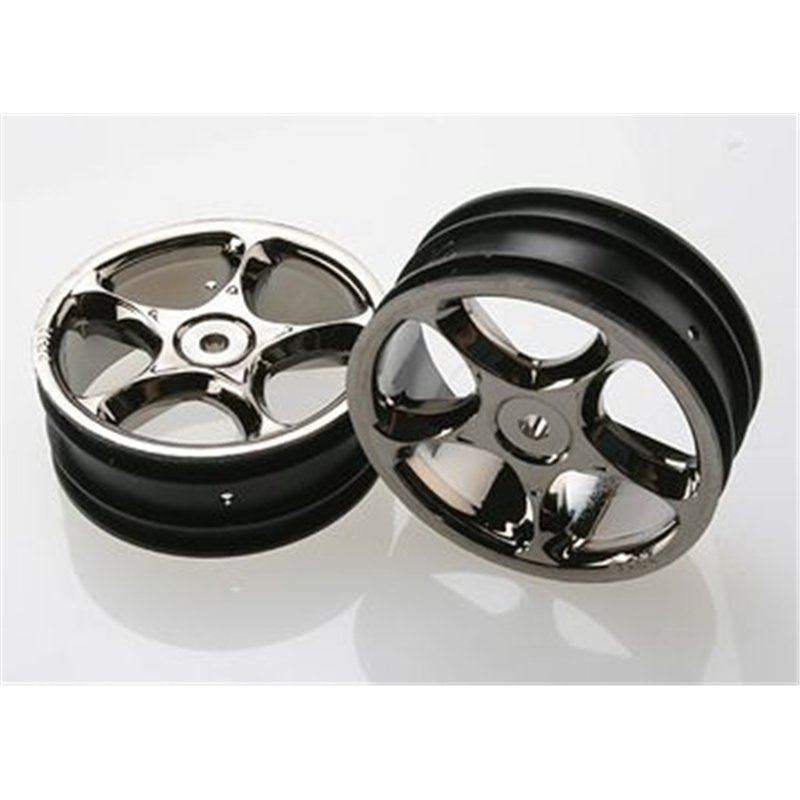 Wheels Tracers Black Chrome 2.2" 2WD Front (2)