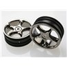 Wheels Tracers Black Chrome 2.2" 2WD Front (2)