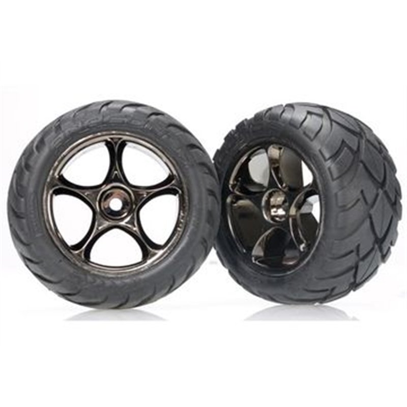 Tires & Wheels Anaconda/Tracer Black Chrome 2.2" Rear (2)