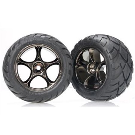 Tires & Wheels Anaconda/Tracer Black Chrome 2.2" Rear (2)
