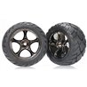 Tires & Wheels Anaconda/Tracer Black Chrome 2.2" Rear (2)