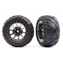Tires & Wheels Anaconda / Black Chrome 2.2" Rear (2)