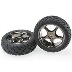 Tires & Wheels Anaconda/Tracer Black Chrome 2.2" Front (2)