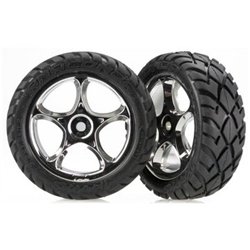 Tires & Wheels Anaconda/Tracer Chrome 2.2" 2WD Front (2)