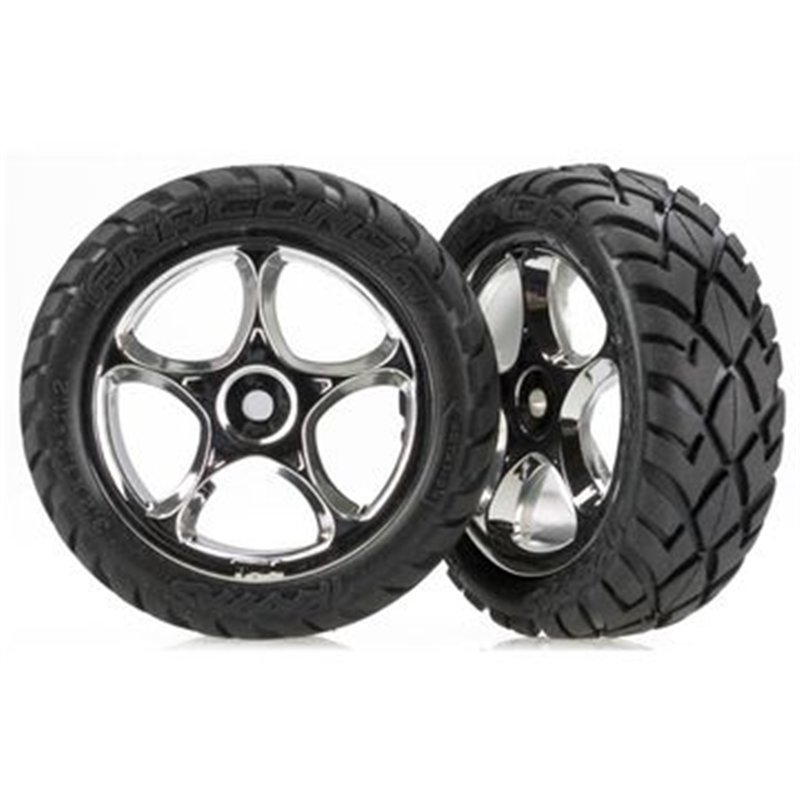 Tires & Wheels Anaconda/Tracer Chrome 2.2" 2WD Front (2)