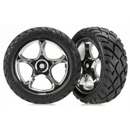 Tires & Wheels Anaconda/Tracer Chrome 2.2" 2WD Front (2)