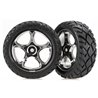 Tires & Wheels Anaconda/Tracer Chrome 2.2" 2WD Front (2)