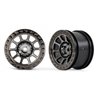 Fälg Svart Krom 2.2" 2WD Bak (2) Bandit