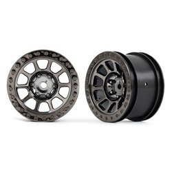 Wheels Black Chrome 2.2" 2WD Rear (2) Bandit