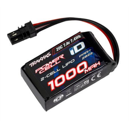 Li-Po Battery 2S 7,4V 1000mAh 20C TRX-4M