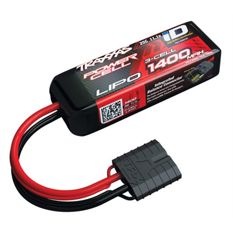 Li-Po Batteri 3S 11,1V 1400mAh 25C iD-kontakt