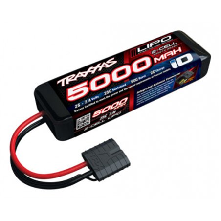 Li-Po Battery 2S 7,4V 5000mAh 25C iD-Connector (Short)