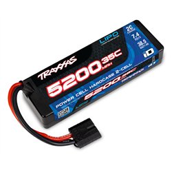 Li-Po Batteri 2S 7,4V 5200mAh 35C iD-kontakt