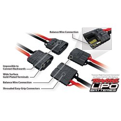 Li-Po Batteri 3S 11,1V 4000mAh 25C iD-kontakt
