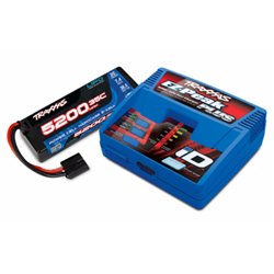 Charger EZ-Peak Plus 4A and 2S 5200mAh Hard Battery Combo