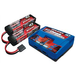 Charger EZ-Peak Dual 8A and 2x3S 5000mAh Battery Combo