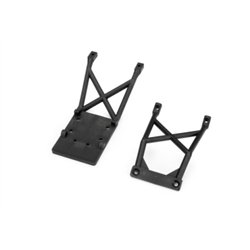 Skid Plates Front and Rear Black