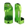 Caster Block Aluminium Green (Pair)