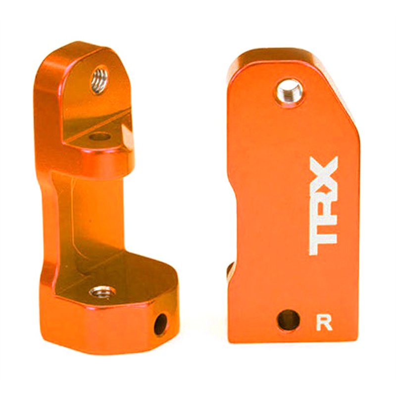 Caster Block Aluminium Orange (Pair)