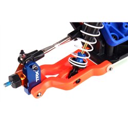 Caster Block Aluminium Orange (Pair)