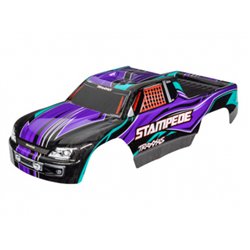 Kaross Stampede 2WD Lila Målad