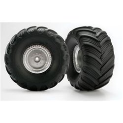 Tires & Wheels Terra Groove/Satin Chrome 2.0/3.0" Truck (2)