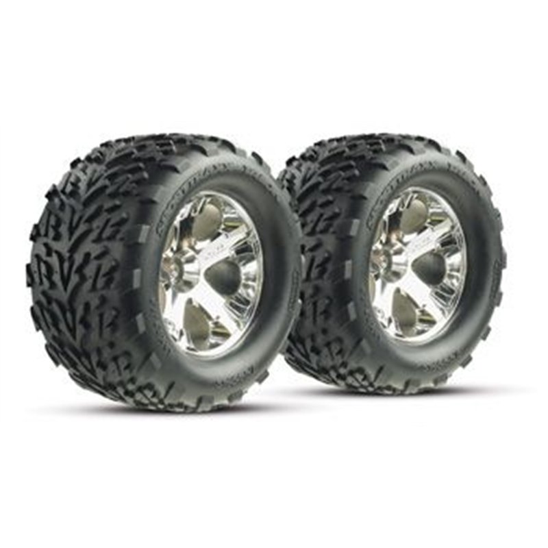 Däck & Fälg Talon/All-Star Krom 2.8" Bak (2)