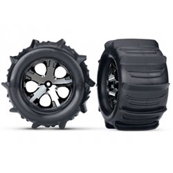 Tires & Wheels Paddel/ All-Star Black Chrome 2.8" TSM Rear