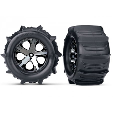 Tires & Wheels Paddel/ All-Star Black Chrome 2.8" TSM Rear