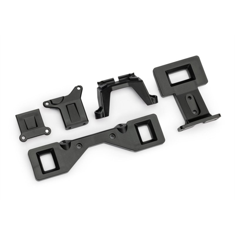 Låsning Karossfäste Fram+Bak Clipless Rustler 2WD