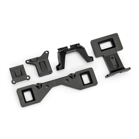Låsning Karossfäste Fram+Bak Clipless Rustler 2WD