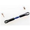Turnbuckle Komplett Camberstag 69mm Aluminium Blå