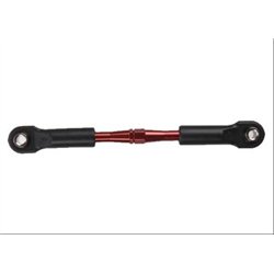 Turnbuckle Komplett Camberstag 82mm Aluminium Röd