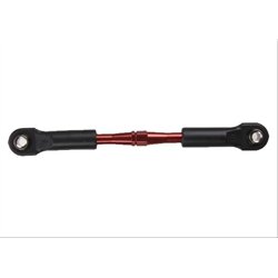 Turnbuckle Komplett Camberstag 82mm Aluminium Röd