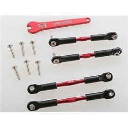 Turnbuckle Camberstag Set Aluminium Röd