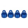 Shock Caps Blue Aluminium (4) Ultra-Shocks