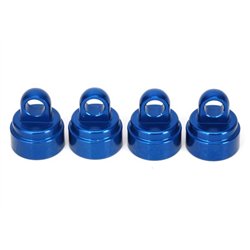 Shock Caps Blue Aluminium (4) Ultra-Shocks