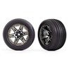 Tires & Wheels Ribbed / RXT Black Chrome 2,8" Front (2)