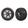 Tires & Wheels Ribbed / RXT Black Chrome 2,8" Front (2)