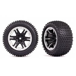 Tires & Wheels Alias / RXT Black w. Chrome Ring 2,8" Rear (TSM-Rated)  (2)