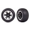 Tires & Wheels Alias / RXT Black w. Chrome Ring 2,8" Rear (TSM-Rated)  (2)