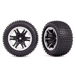 Tires & Wheels Alias / RXT Black w. Chrome Ring 2,8" Rear (TSM-Rated)  (2)