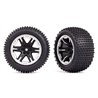 Tires & Wheels Alias / RXT Black w. Chrome Ring 2,8" Rear (TSM-Rated)  (2)